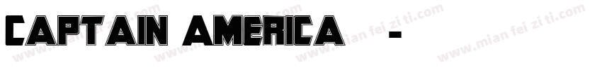 Captain America转换器字体转换